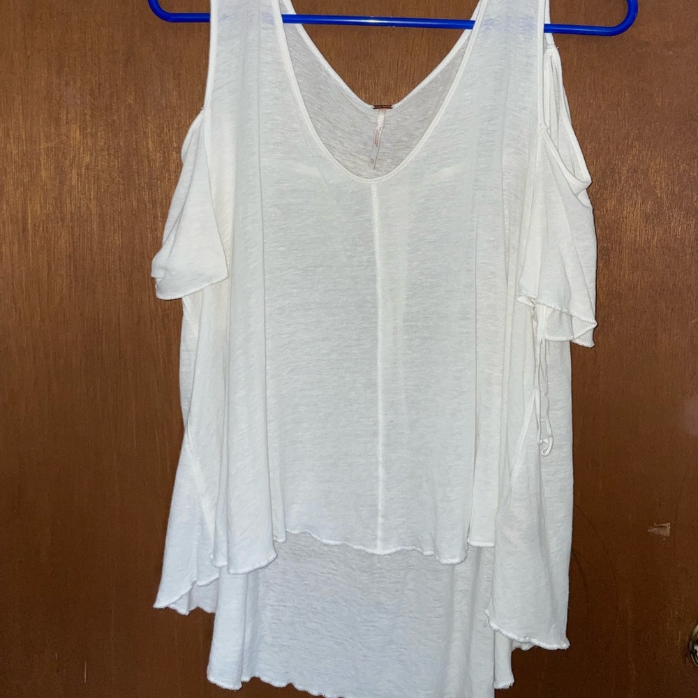 Shoulder Cut-Out Free People Shirt
